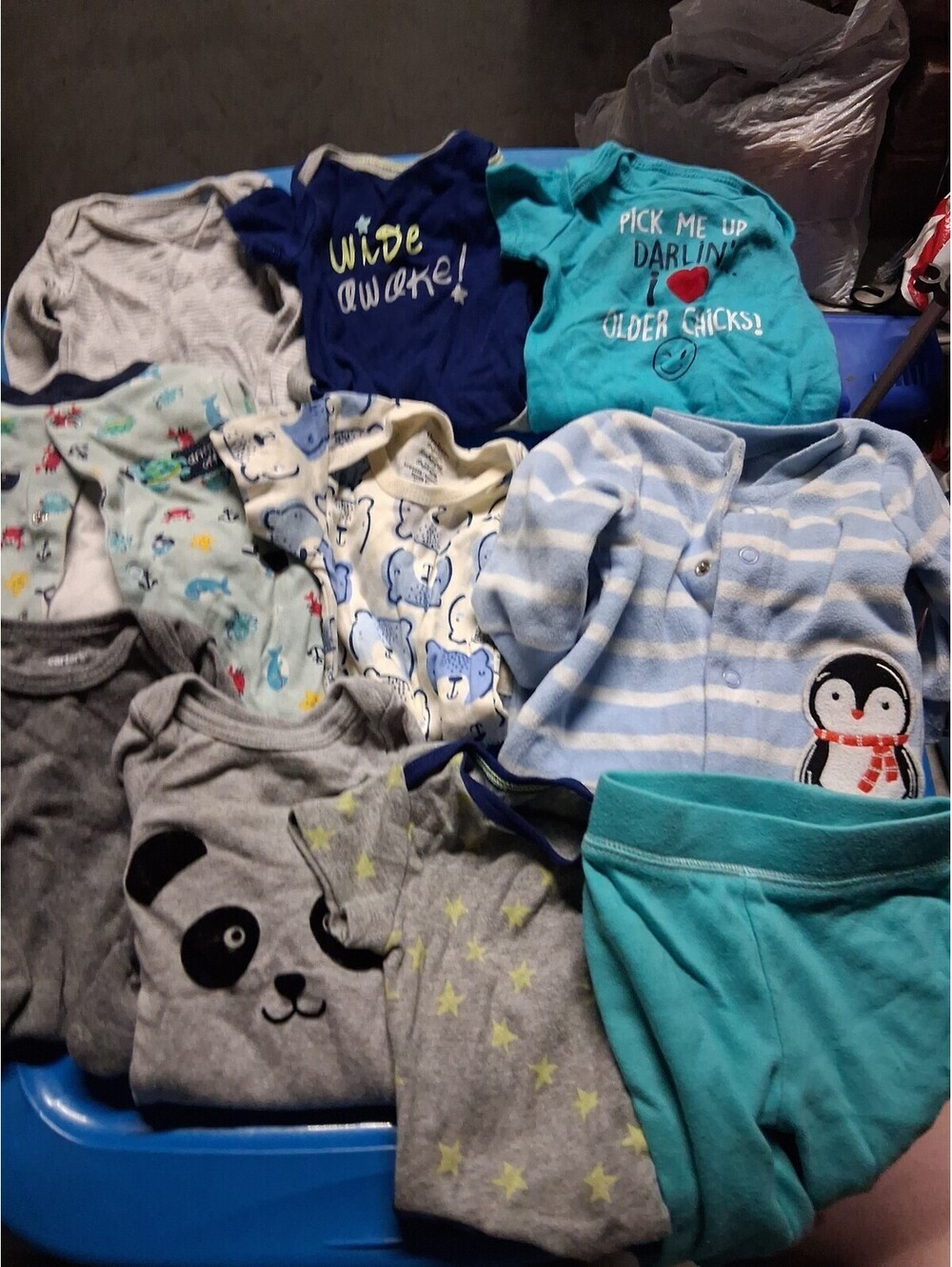 Newborn Baby Boy Clothing Lot - 10 Pcs H2